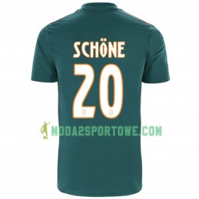 Koszulka Ajax Amsterdam Lasse Schöne 20 Wyjazdowe Stroje Piłkarskie 2019/20 Krótki Rękaw